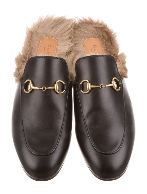 gucci princetown shearling mule|Gucci princetown mule with fur.